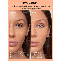 Insta-Ready Face & Under Eye Setting Powder Duo-Translucen