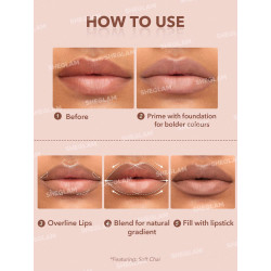 Glam 101 Lipstick & Liner Duo - Praline Pie