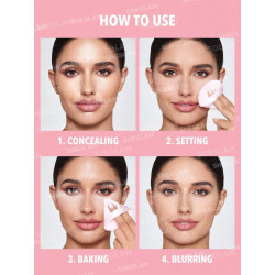Insta-Ready Powder Puff _ BABY PINK