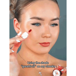 For The Flush Lip & Cheek Tint-Fruit Punch
