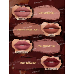 Dynamatte Boom Long-Lasting Matte Lipstick (Ember Rose Set)